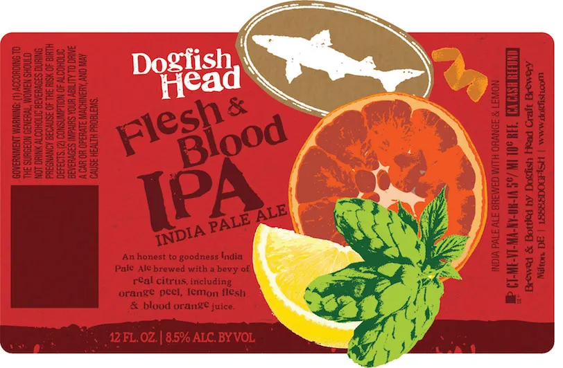 Dogfish Head Flesh and Blood IPA at CV Spirits Warrensville Heights Ohio